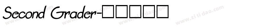 Second Grader字体转换